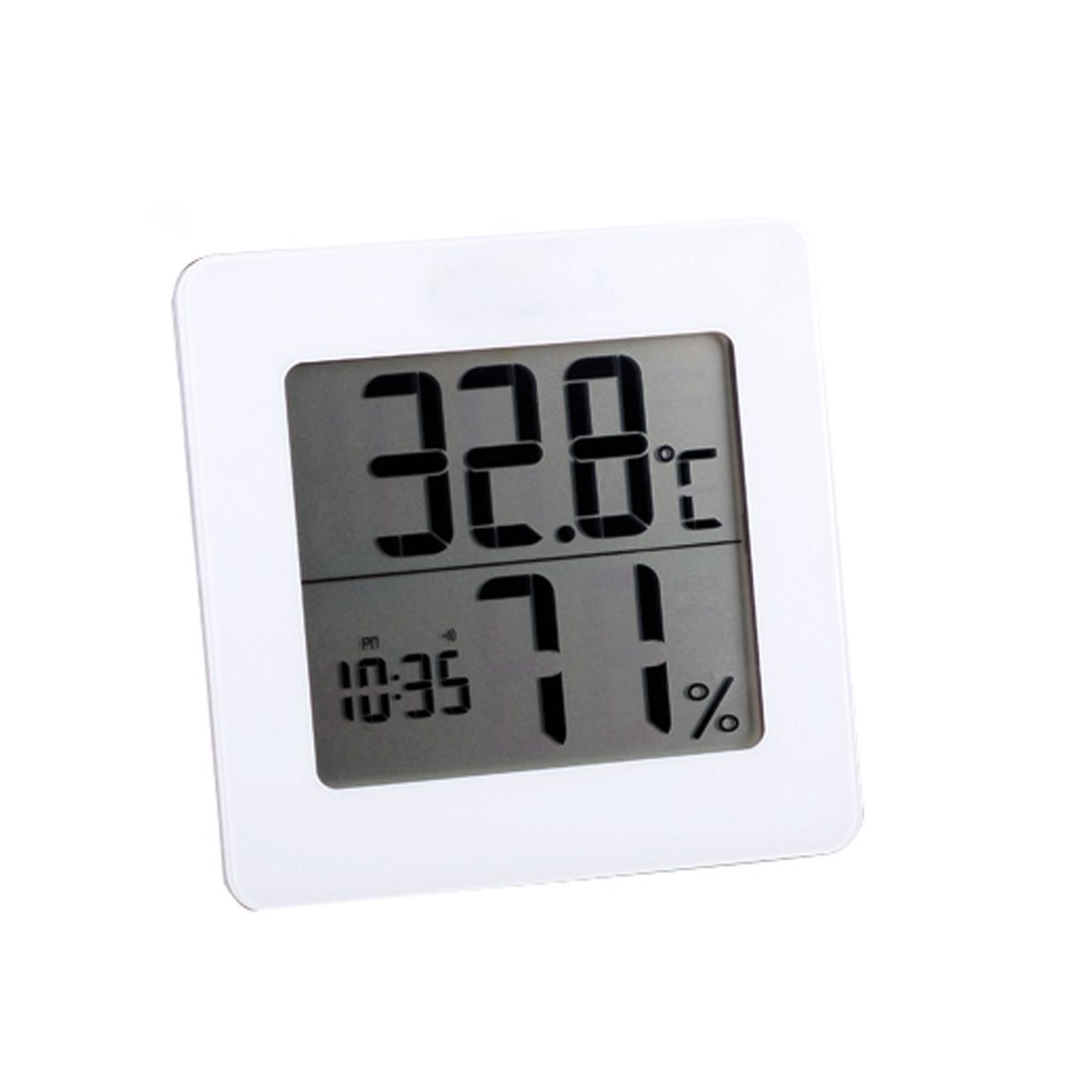 Digital Electronic Indoor Thermometer Hygrometer with Night Light Alarm