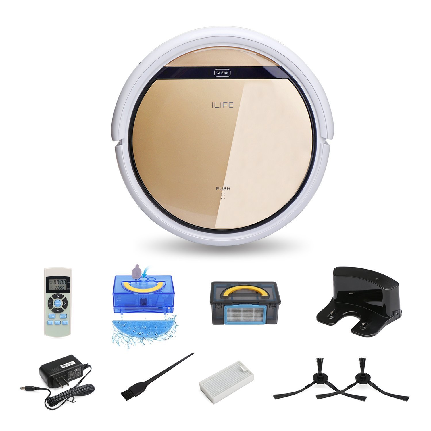 Segarty ILIFE V5s Robotic Vacuum Cleaner, Sweeping & Wet Mopping 2in1
