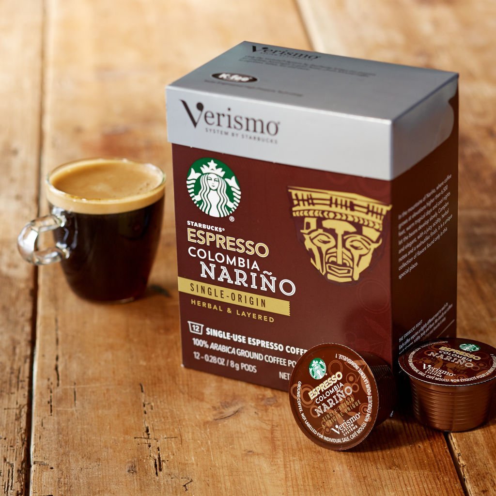 Starbucks Single Origin Colombia Narino Espresso Verismo Pods free