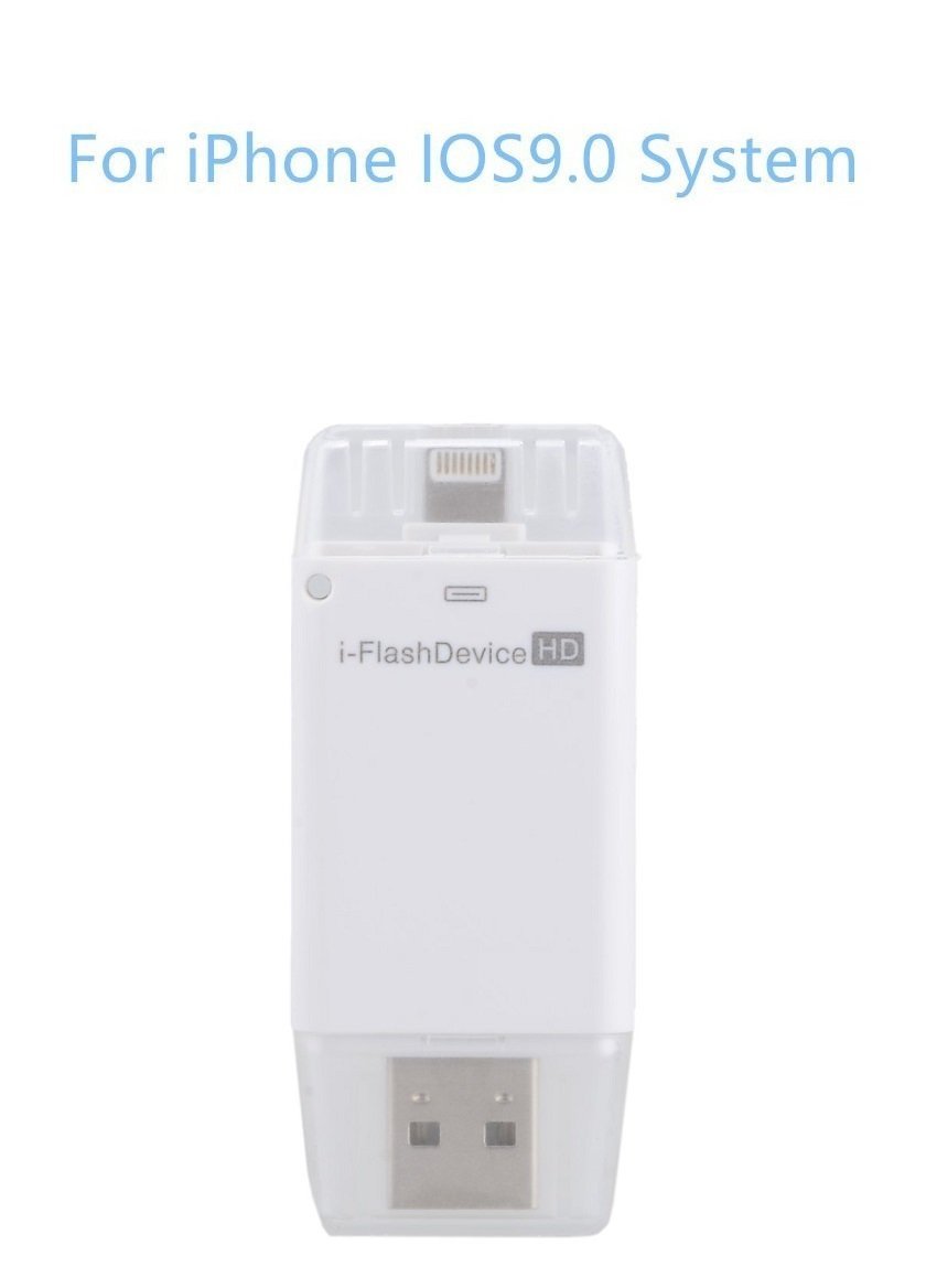 USB Flash Drive iFlash Device Memory Stick with Lightning Connector
