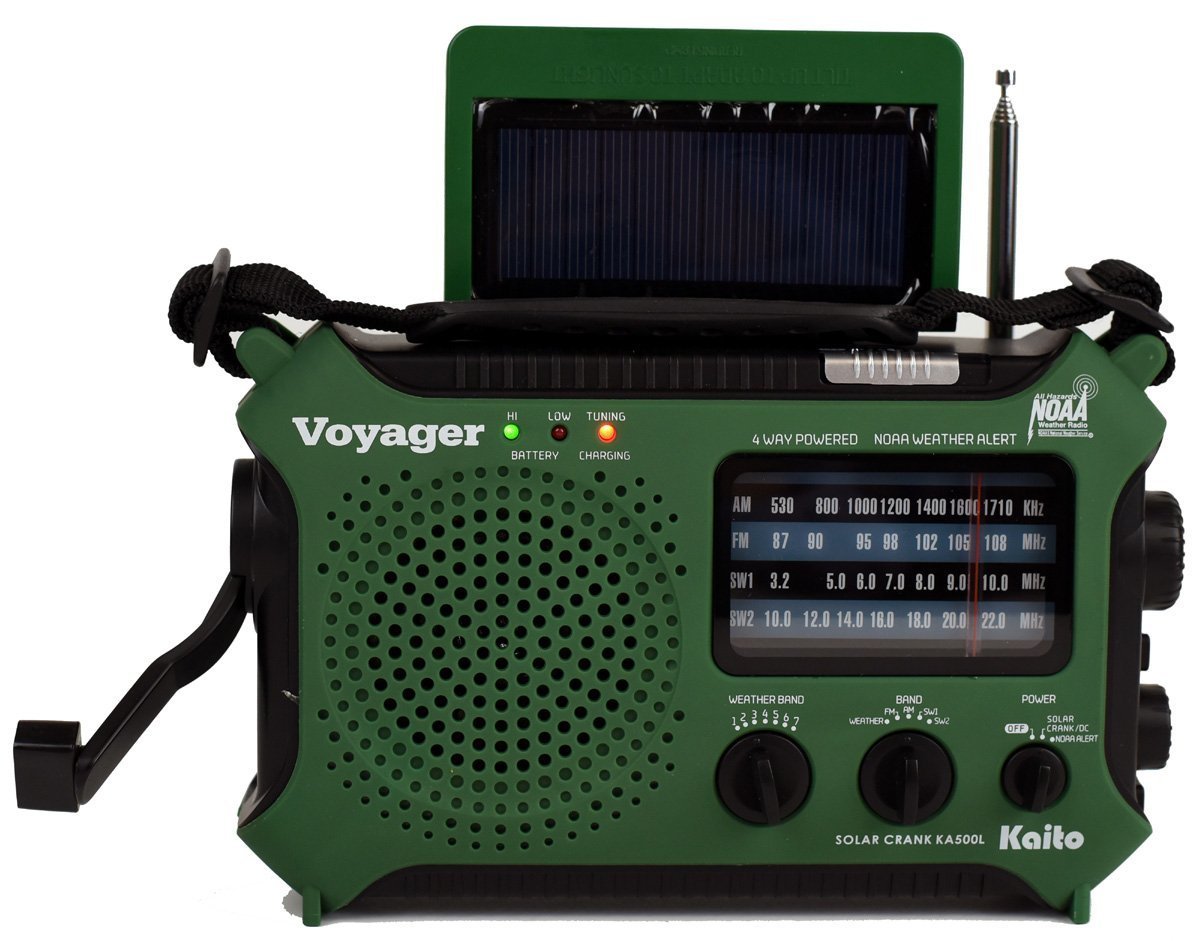 Kaito KA500L 4Way Powered Emergency AM/FM/SW NOAA Weather Alert Radio