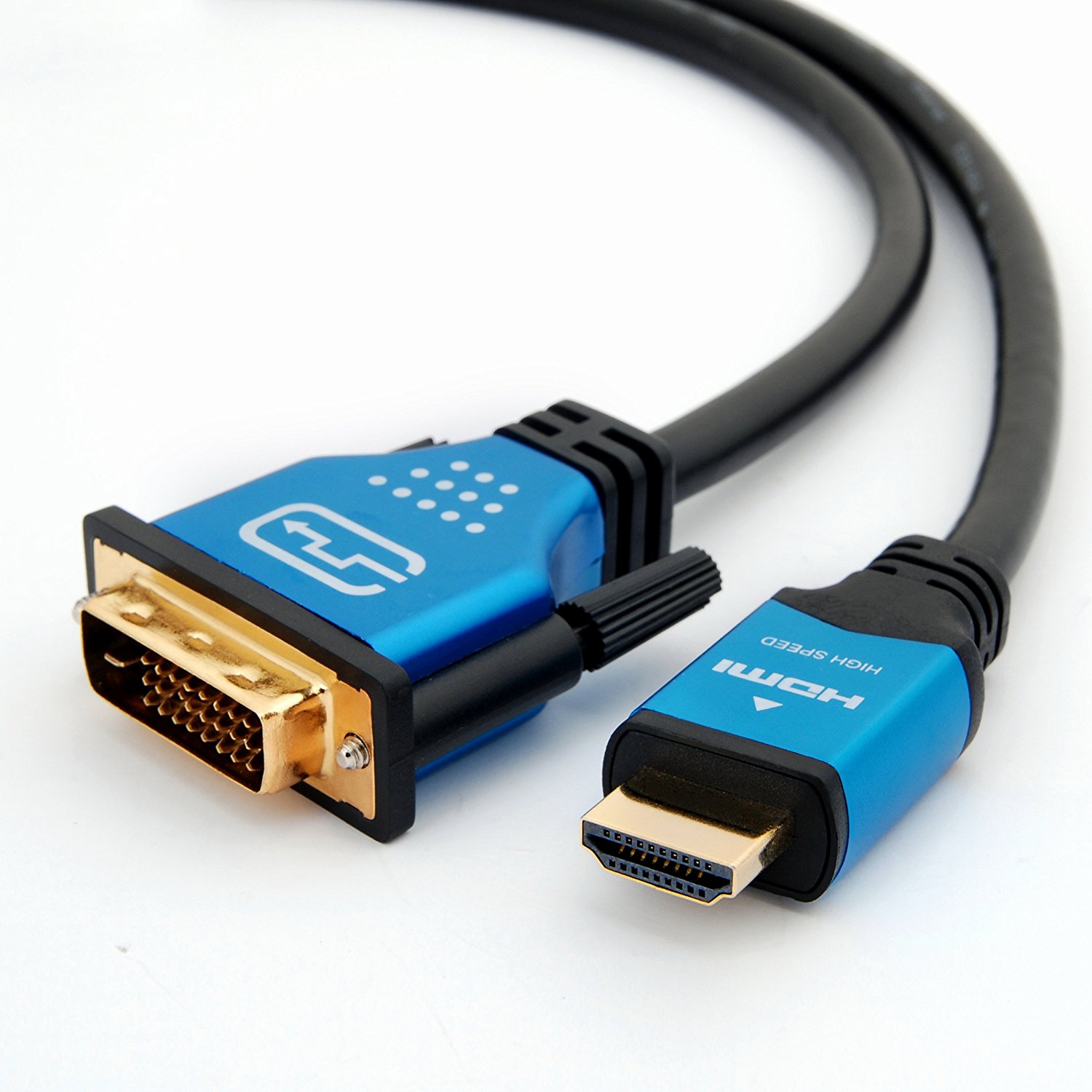 BlueRigger High Speed HDMI to DVI Adapter Cable (25 Feet) free image