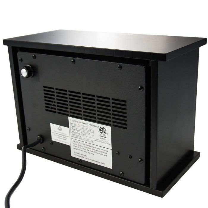 Life Pro Mini Fireplace Infrared Quartz Electric Space Heater Energy