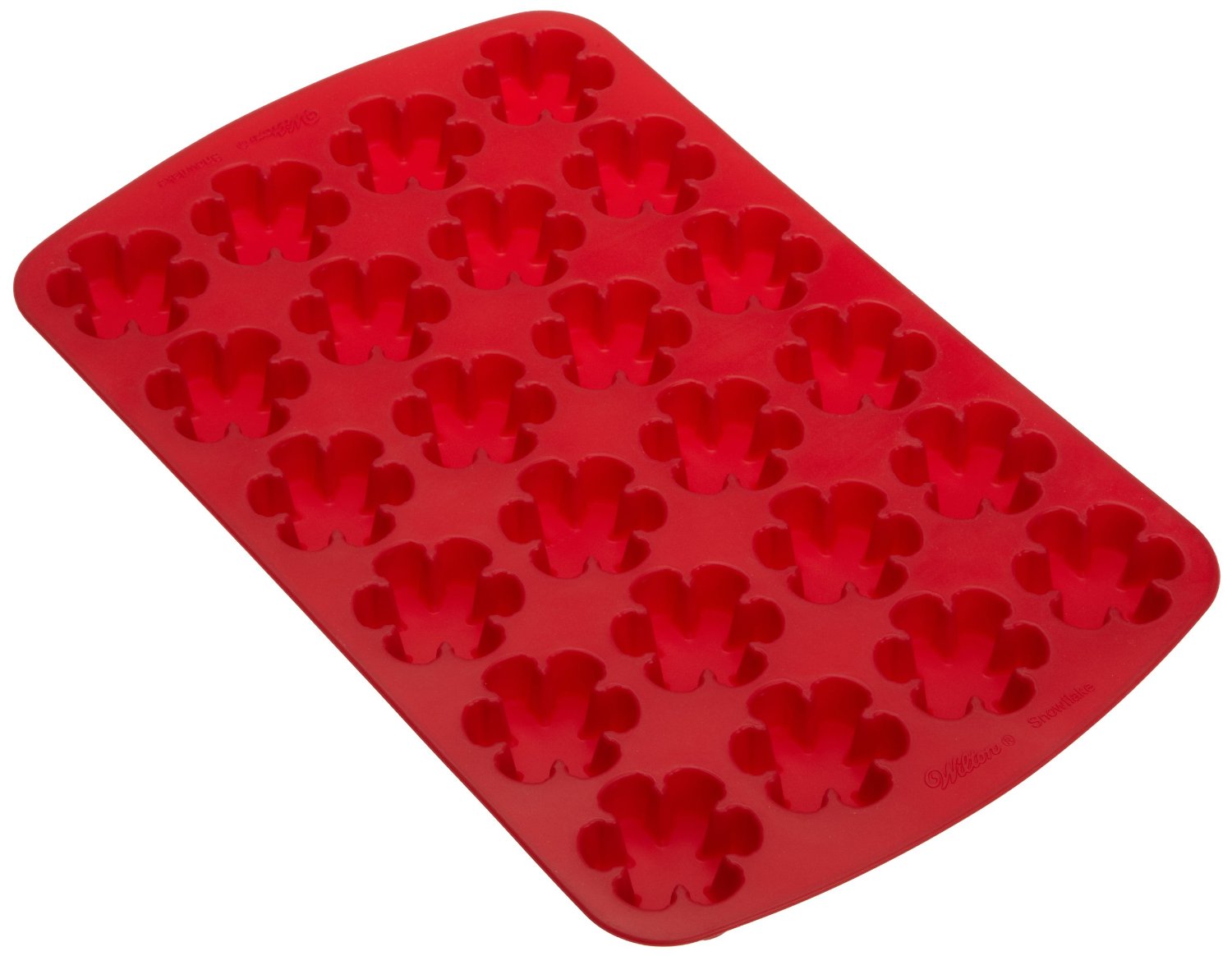 Wilton 12 Cavity Nonstick Snowflakes Cookie Pan (2 Pack) N2 free image