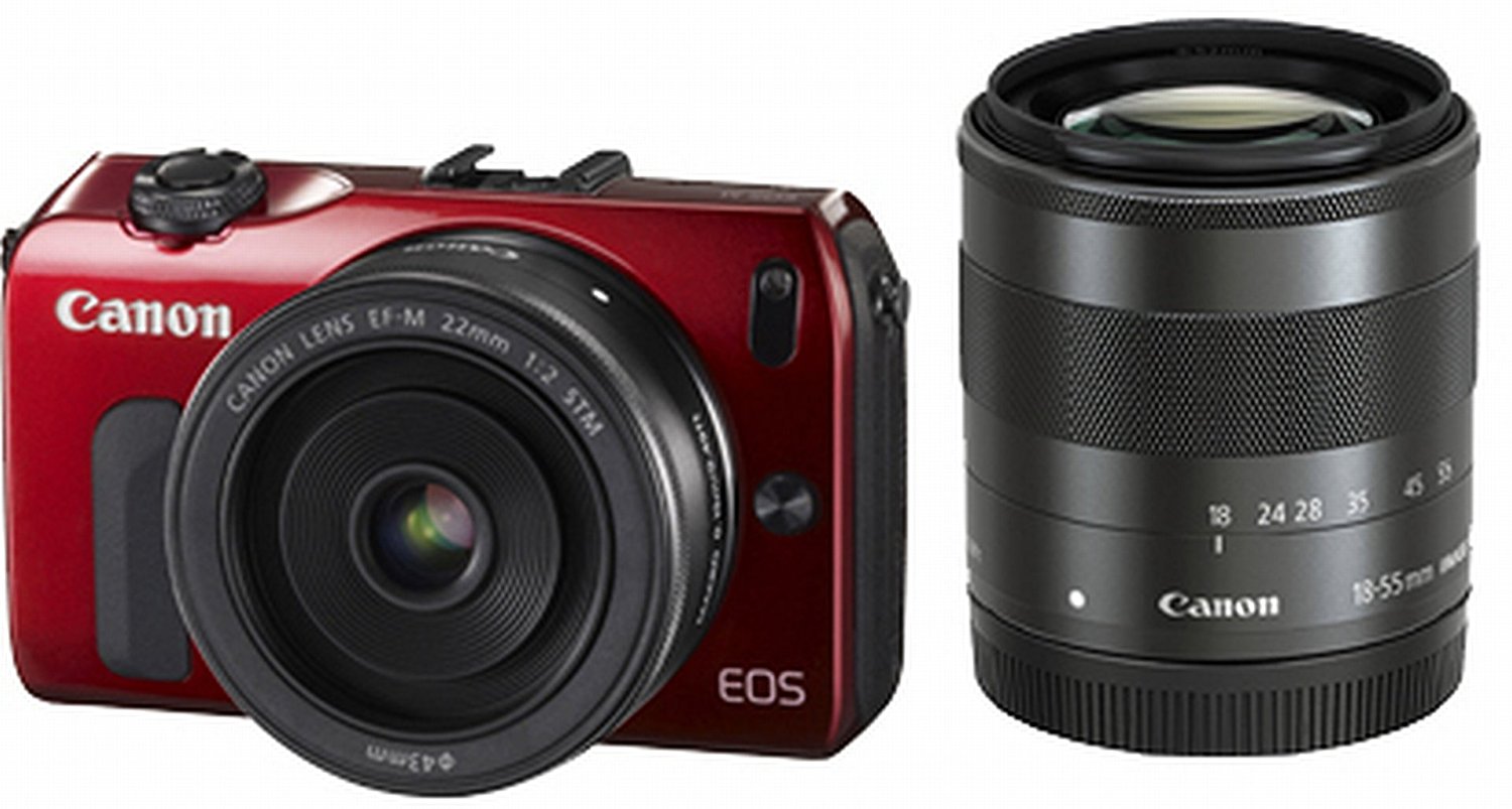 Canon EOSM Mirrorless Digital Camera With EFM 1855MM, 22Mm STM