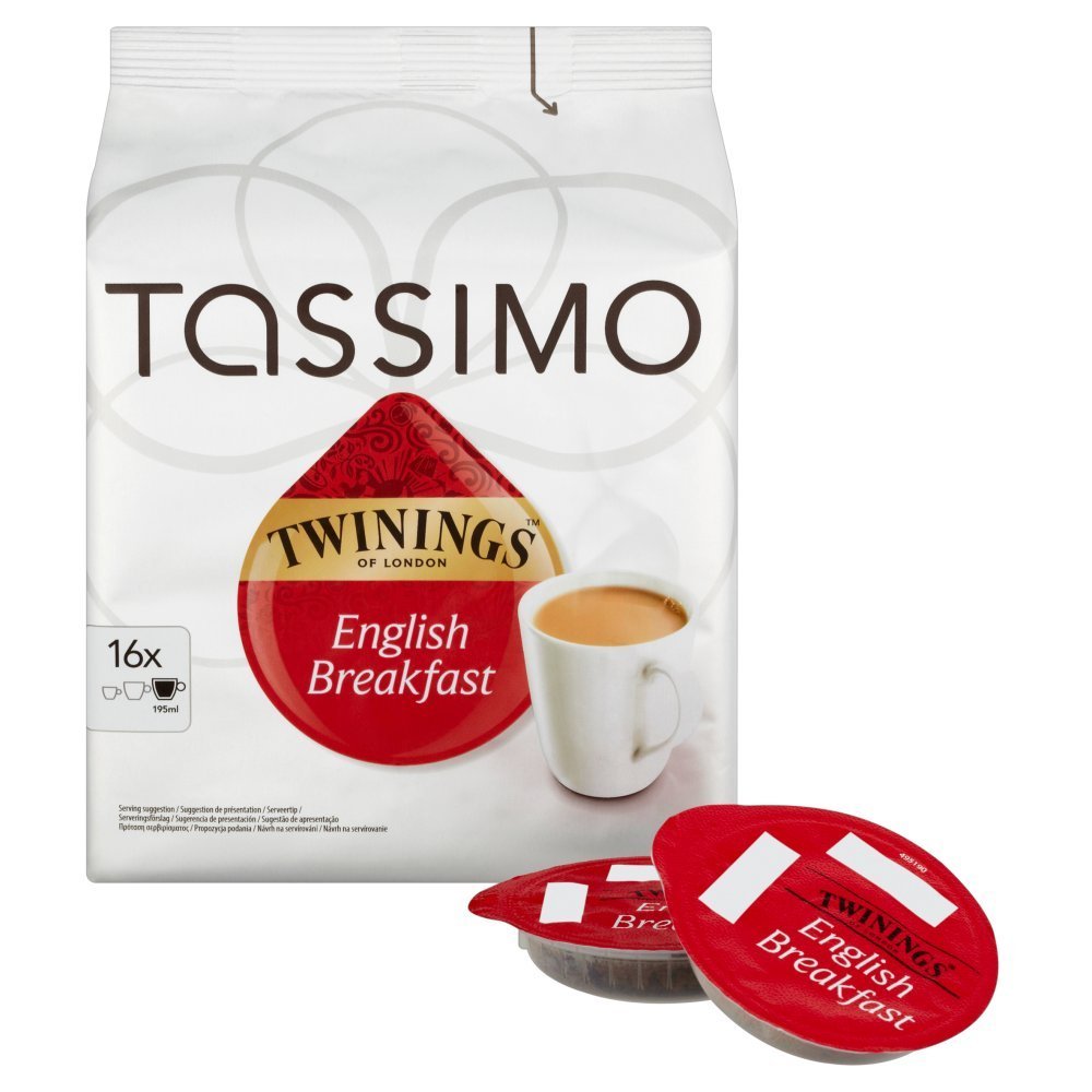 Tassimo Twinings Breakfast Tea 16 servings (Pack of 5, 80 servings in total) N2 free image download