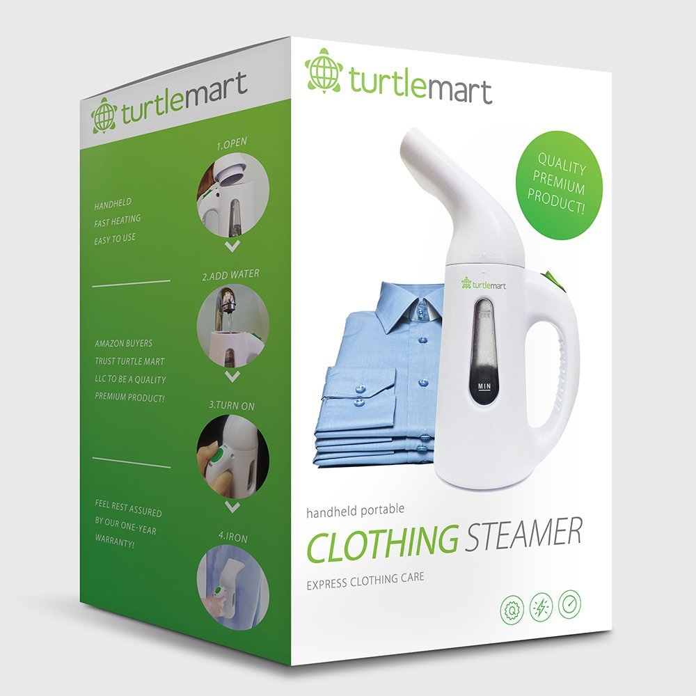 Clothing Steamer for Home Garment Steaming By Turtle Mart LLC Offers