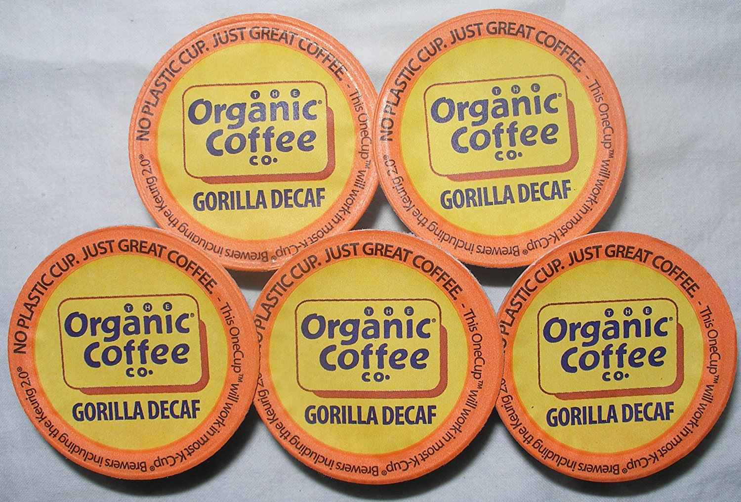 San Francisco Bay Organic Coffee OneCup 72 ct. Gorilla Decaf free image