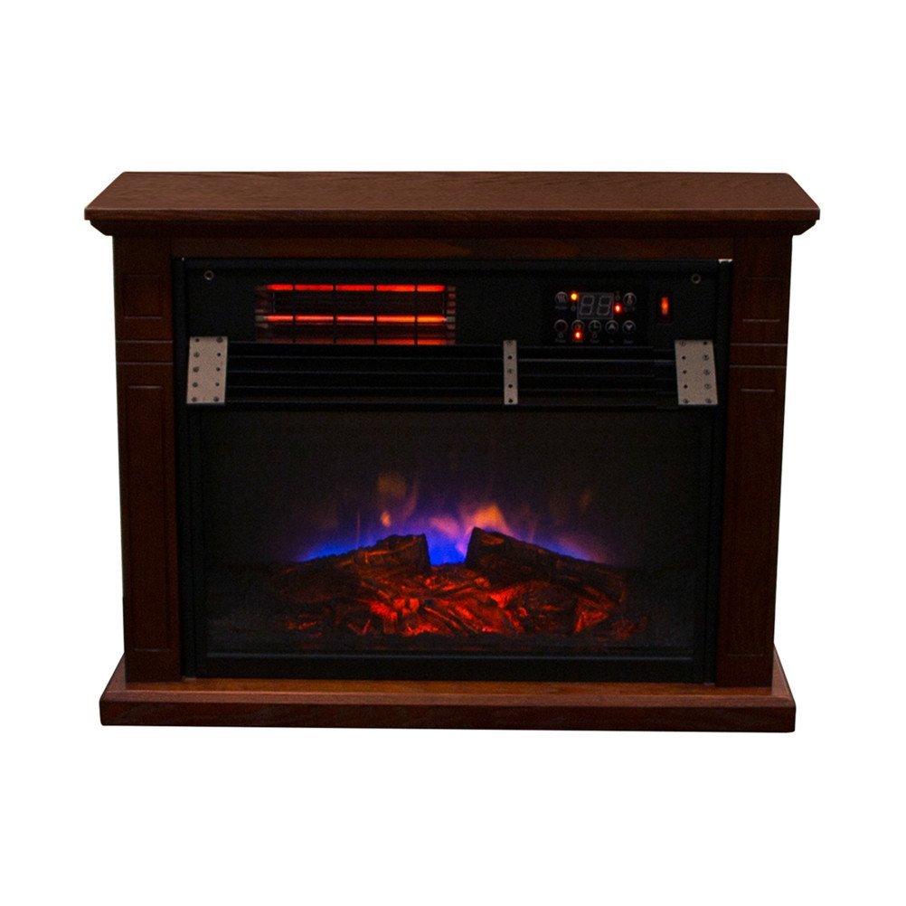 Ainfox 1500w Embedded Insert Quartz Infrared Electric Fireplace Heater