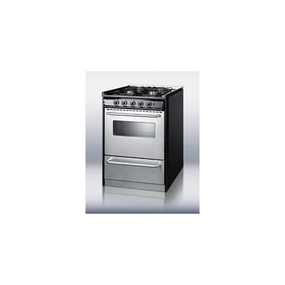TNM61027BFRWY Professional 24" Gas Range With Four Sealed 9000 BTU