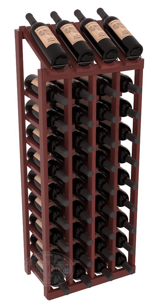 Wine Racks America Redwood 4 Column 10 Row Display Top Kit. 13 Stains