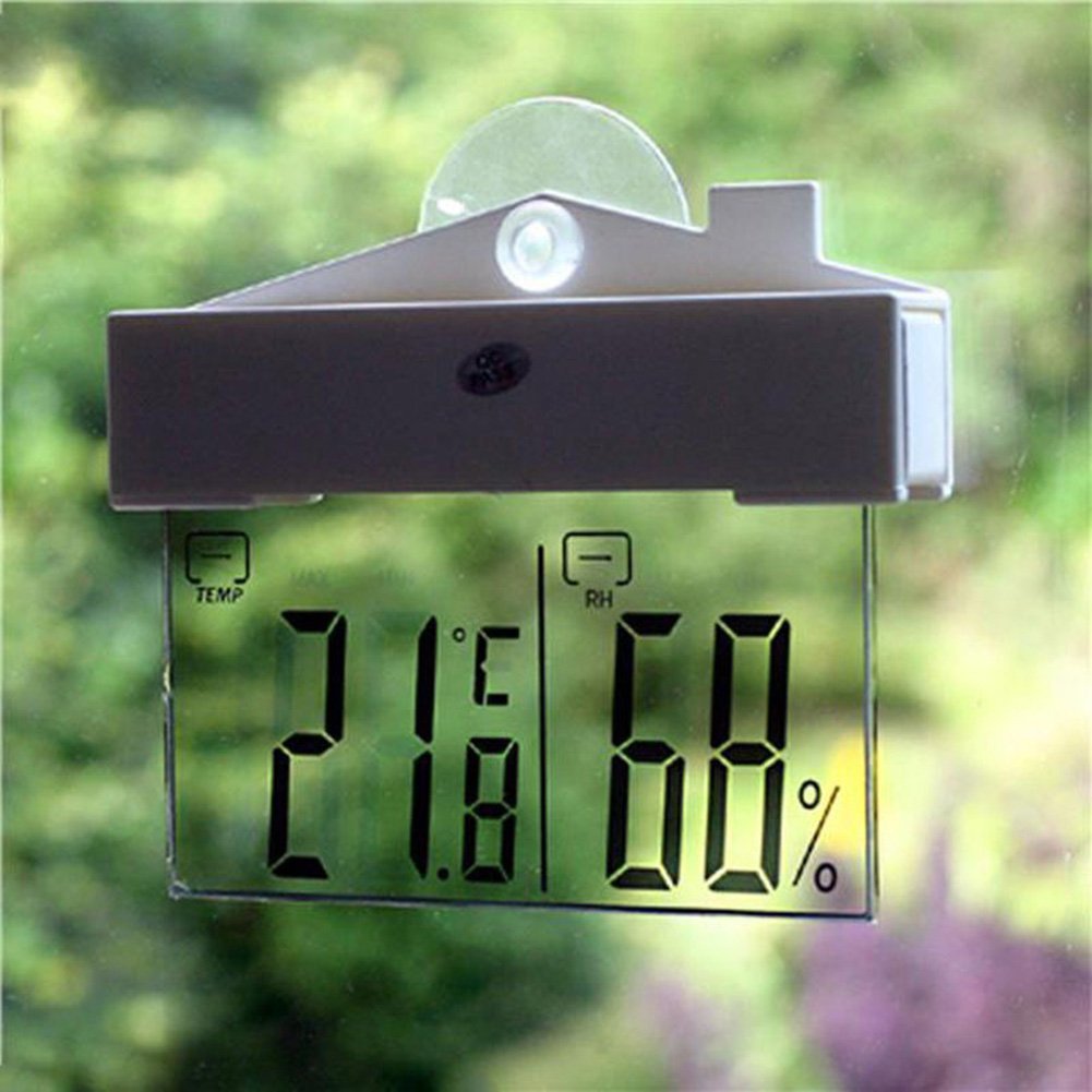 Balight NEW Adsorbable Indoor/Outdoor Thermometer Temperature