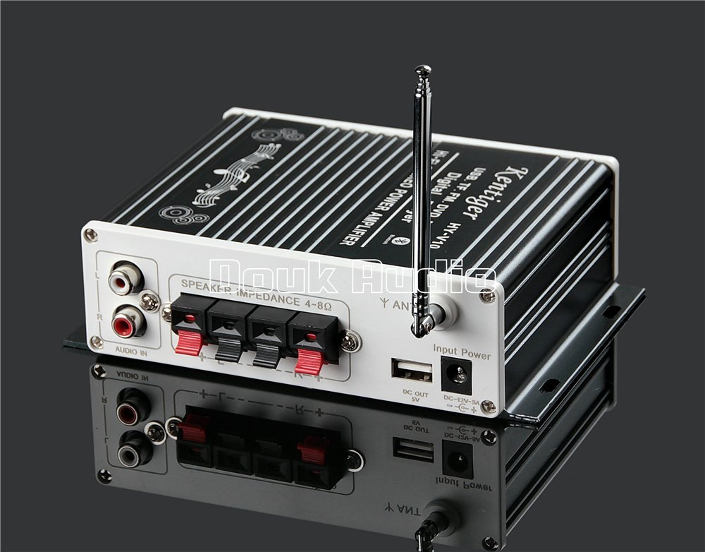 Douk Audio Bluetooth Digital HiFi Stereo Power Amplifier Bass Auto Car