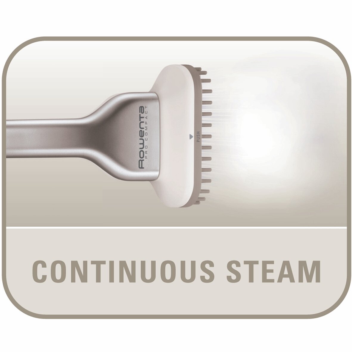 Rowenta IS1430 Pro Compact Garment and Fabric Steamer with Accessories