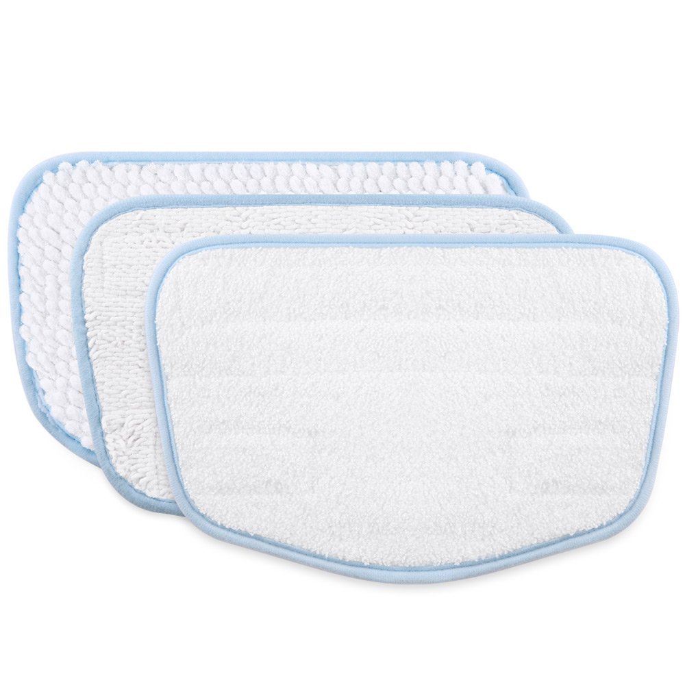 3Pack Steam Mop Replacement Microfiber Pads for INLIFE S3033 Steam Mop