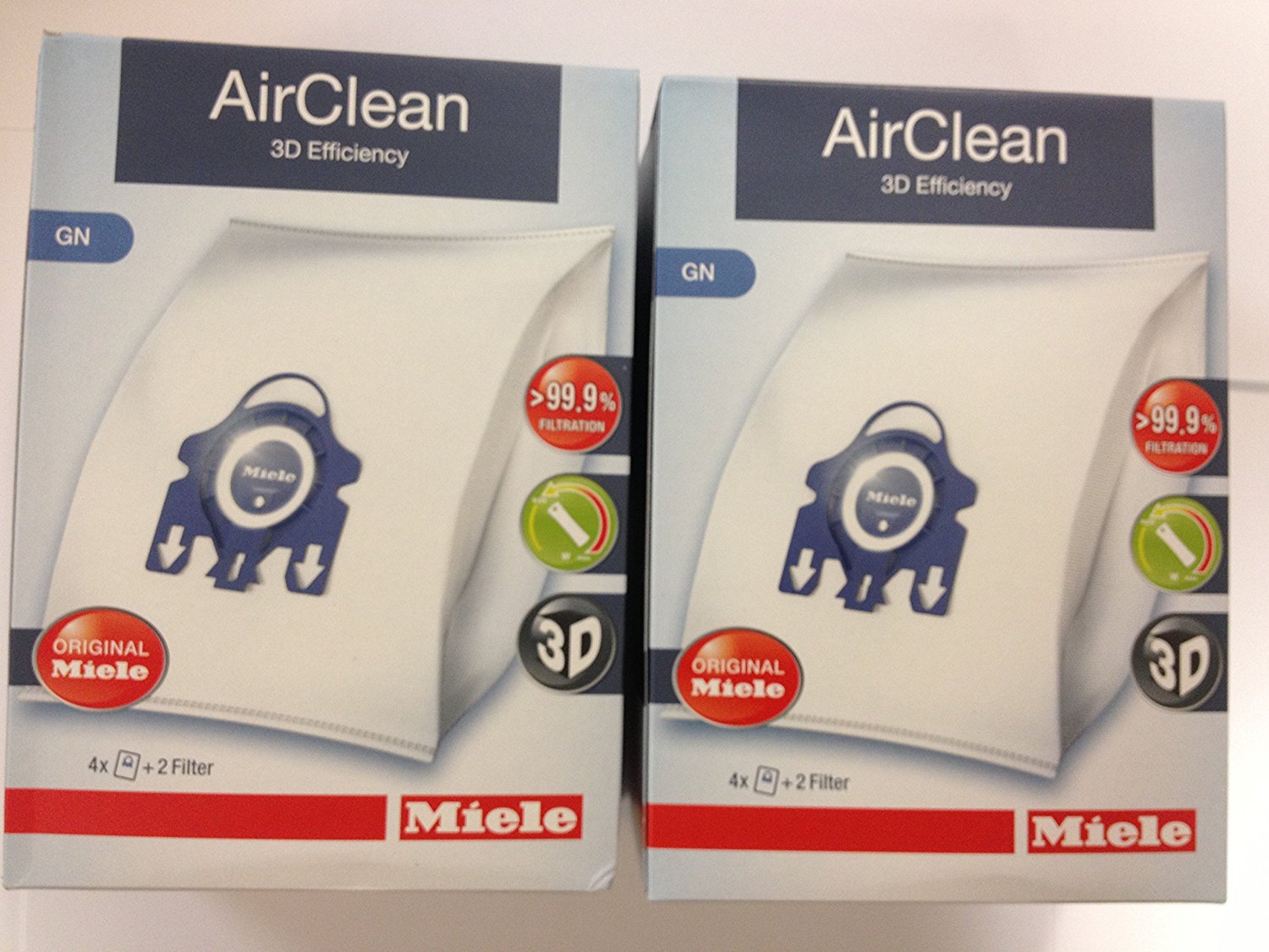 Miele GN Replacement Dustbags (4 AirClean FilterBags, 1 motor