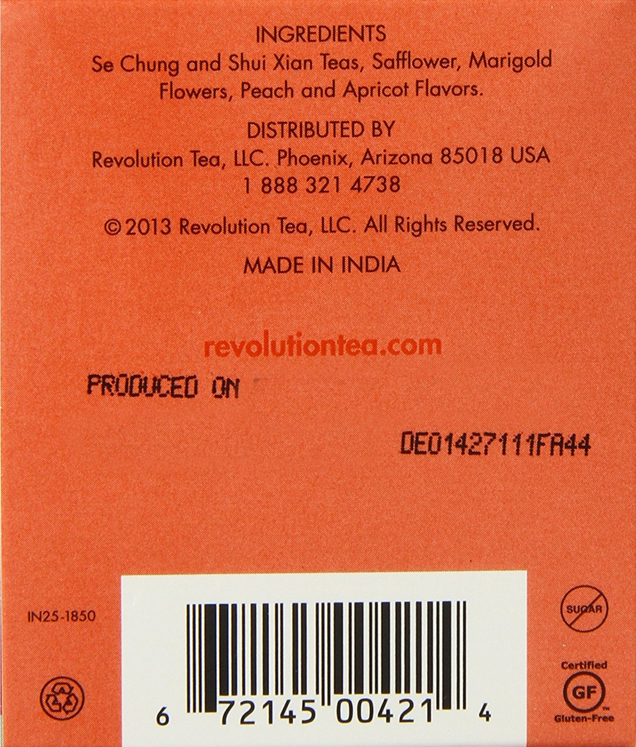 Revolution Dragon Eye Oolong Tea, 16Count Tea Bags (Pack of 6) N5 free