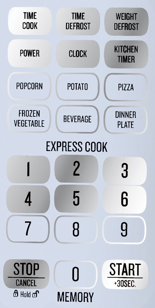 Bella 700Watt Compact Microwave Oven, 0.7 Cubic Feet, White with