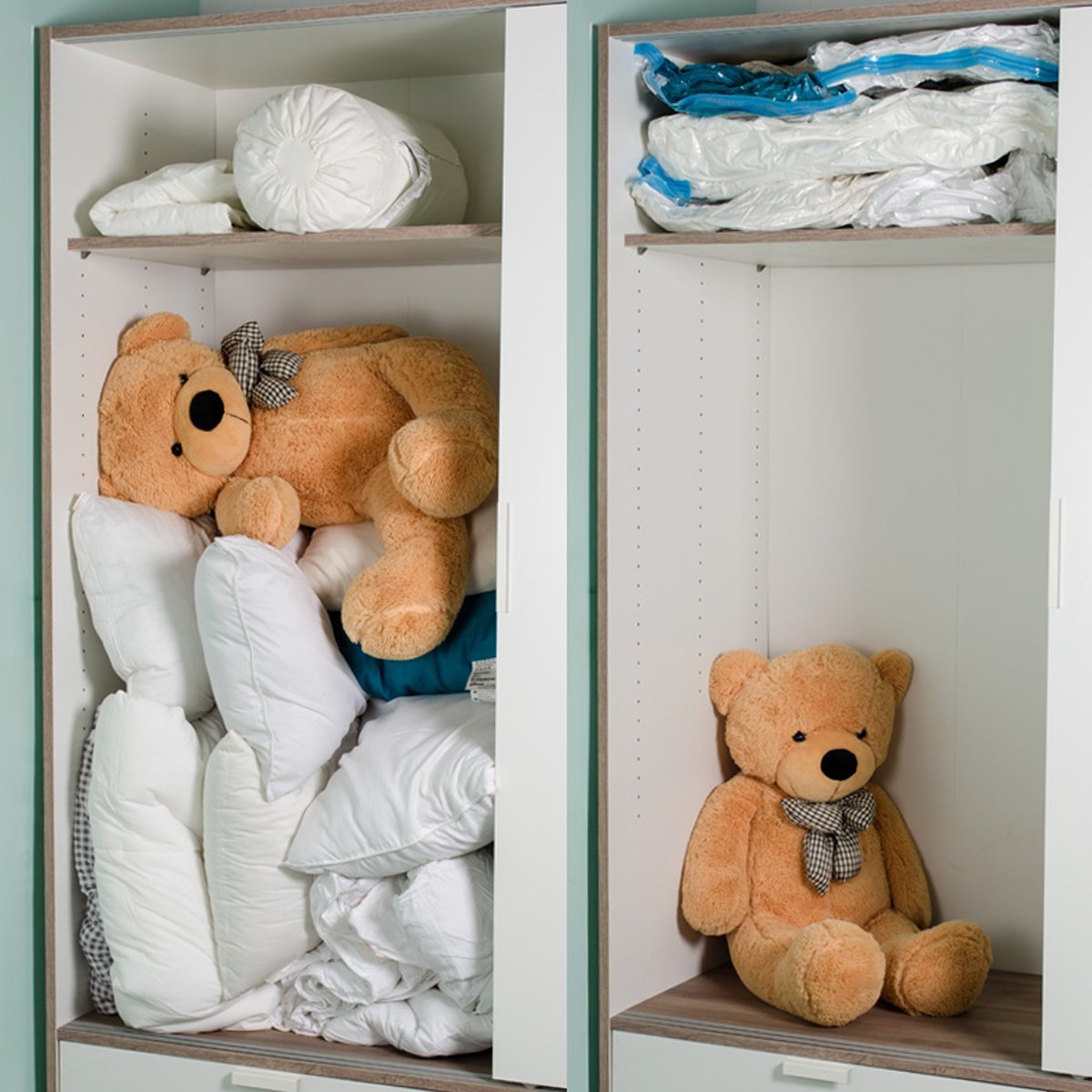 UCEC Vacuum Seal Storage Bags XXL Combo Sizes for Travel and Home (Pack