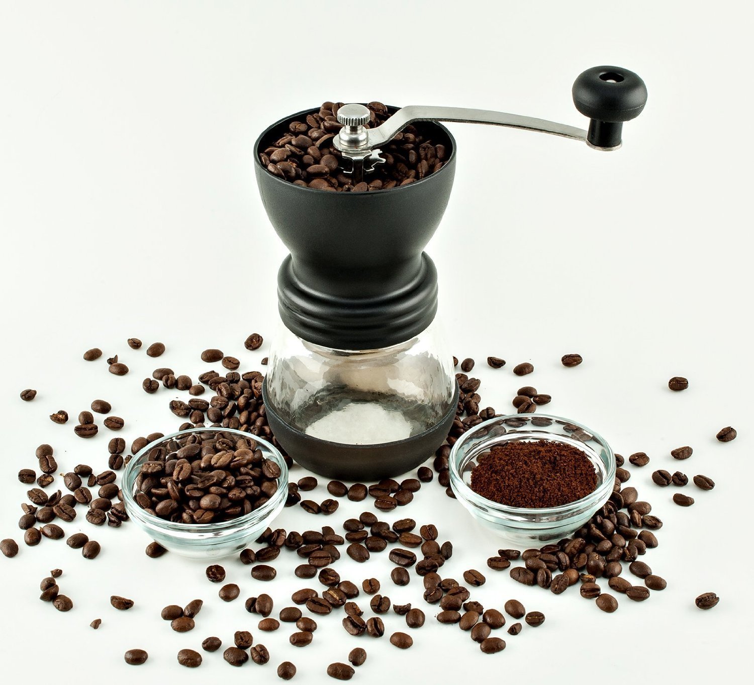 Tanors Manual Ceramic Burr Coffee Grinder Mill free image download