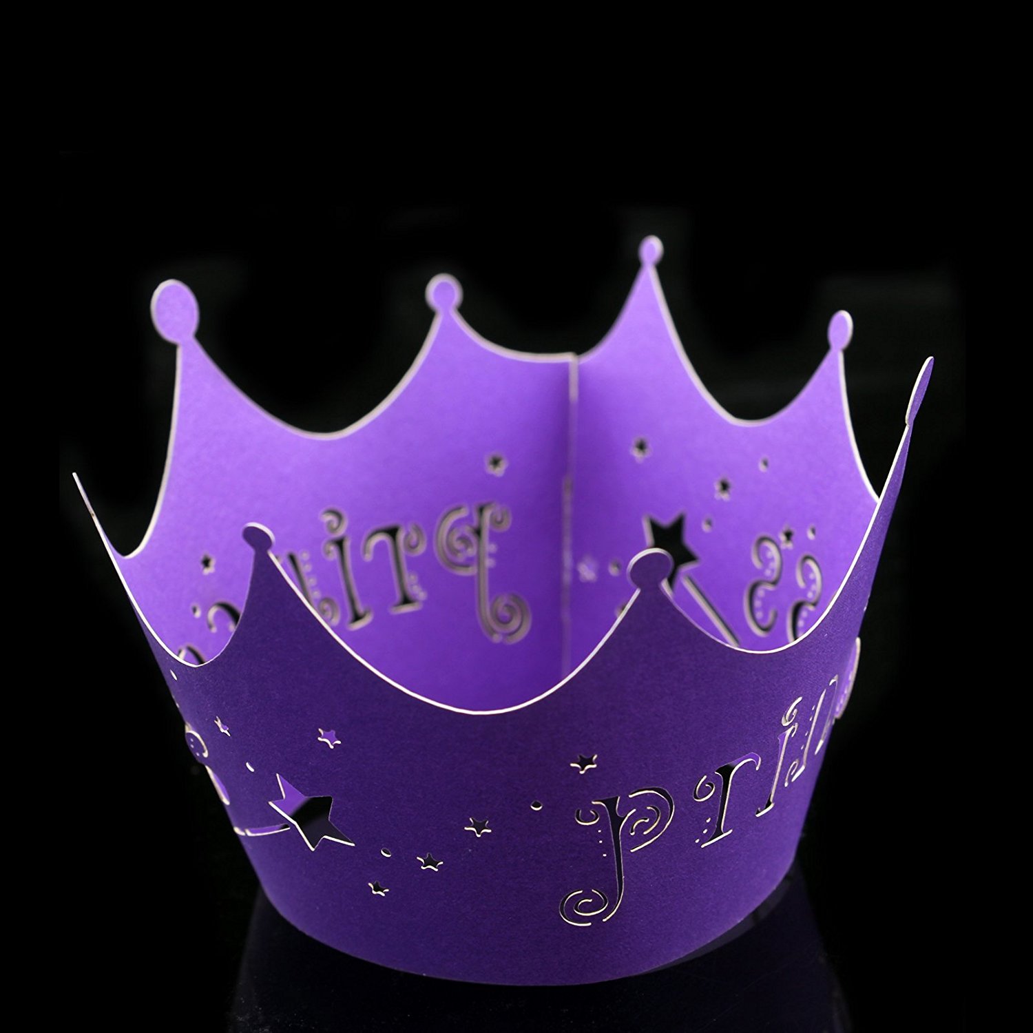 Bit Fly Princess Crown Baby Shower Birthday Party Laser Cut Celebration