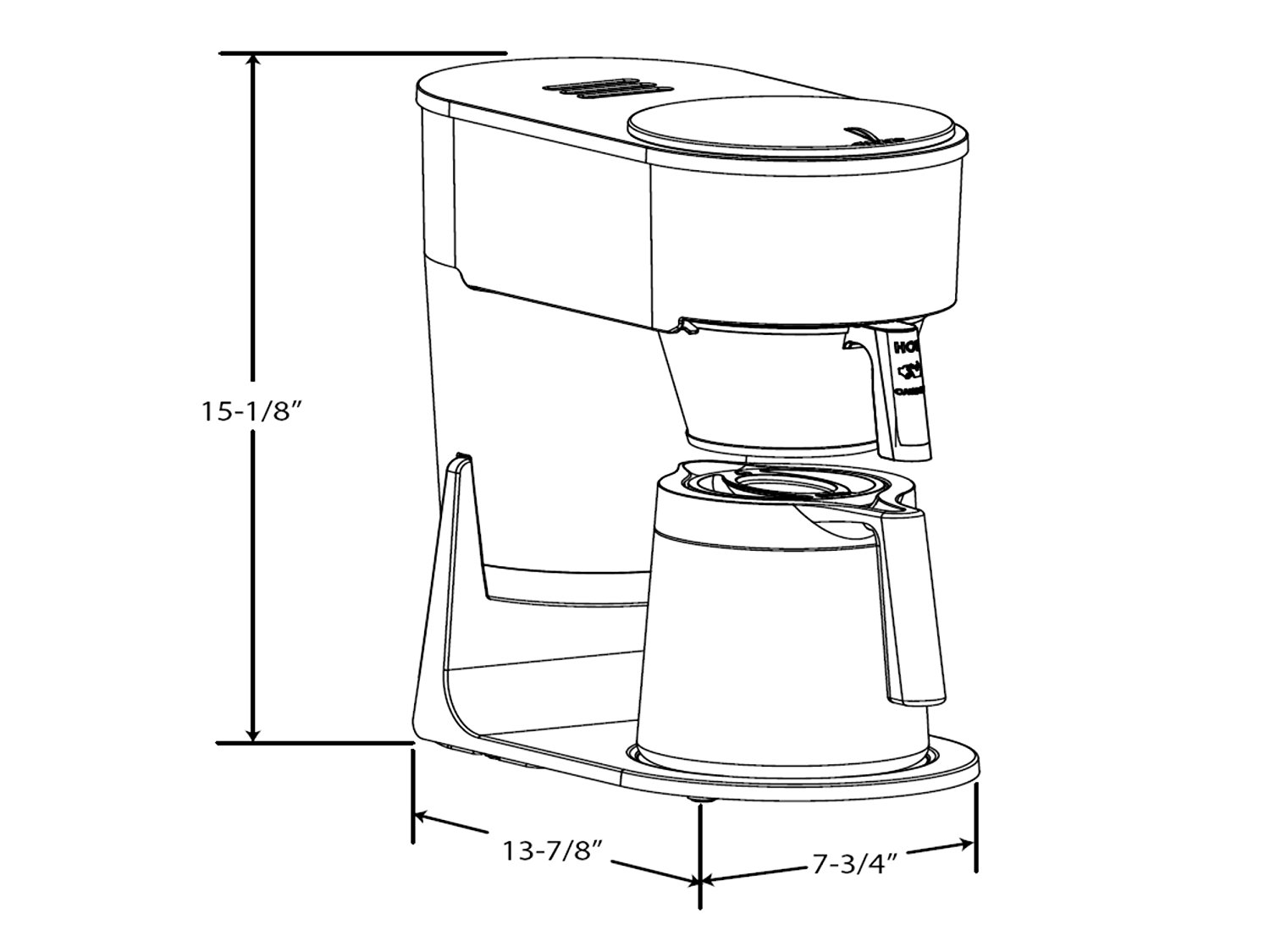 BUNN ST Velocity Brew 10Cup Thermal Carafe Home Coffee Brewer free