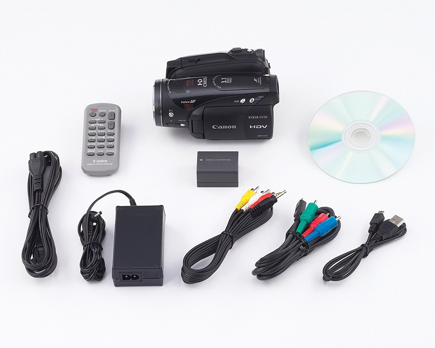 Canon VIXIA HV30 MiniDV High Definition Camcorder with 10x Optical