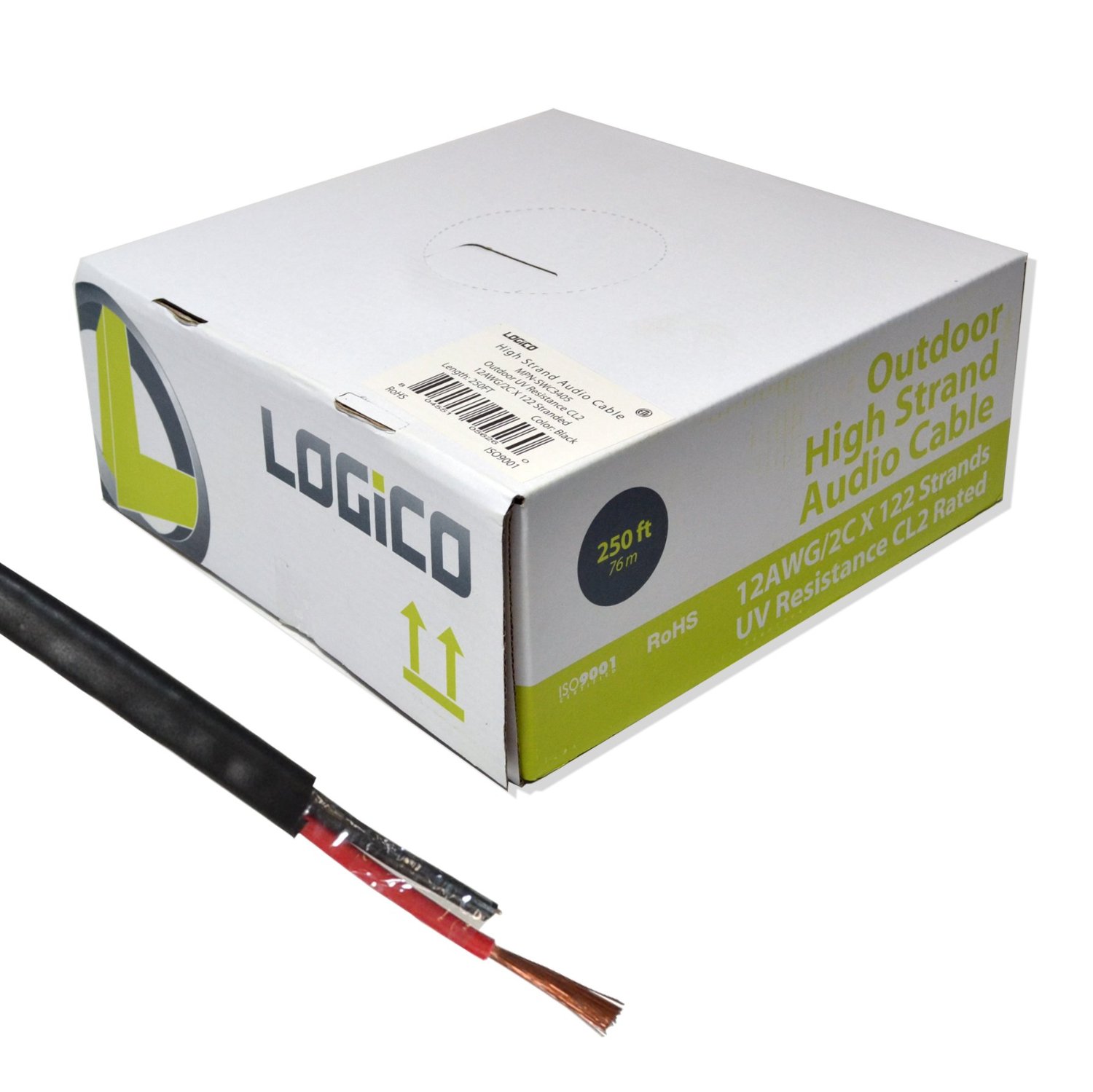 Outdoor Speaker Wire Direct Burial 12 AWG 2c Black free image download