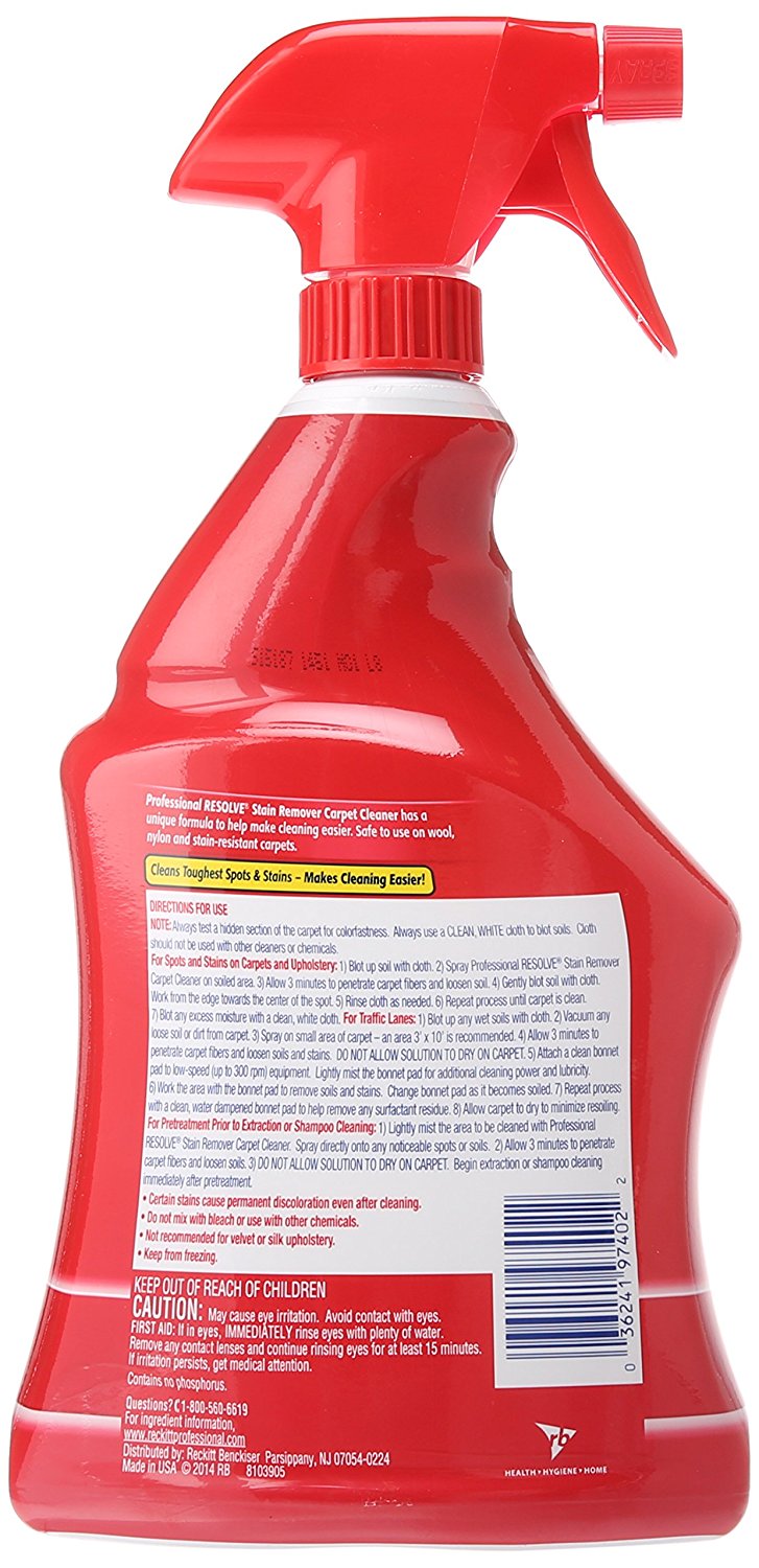 Resolve Professional Strength Spot and Stain Carpet Cleaner, 32 oz N2