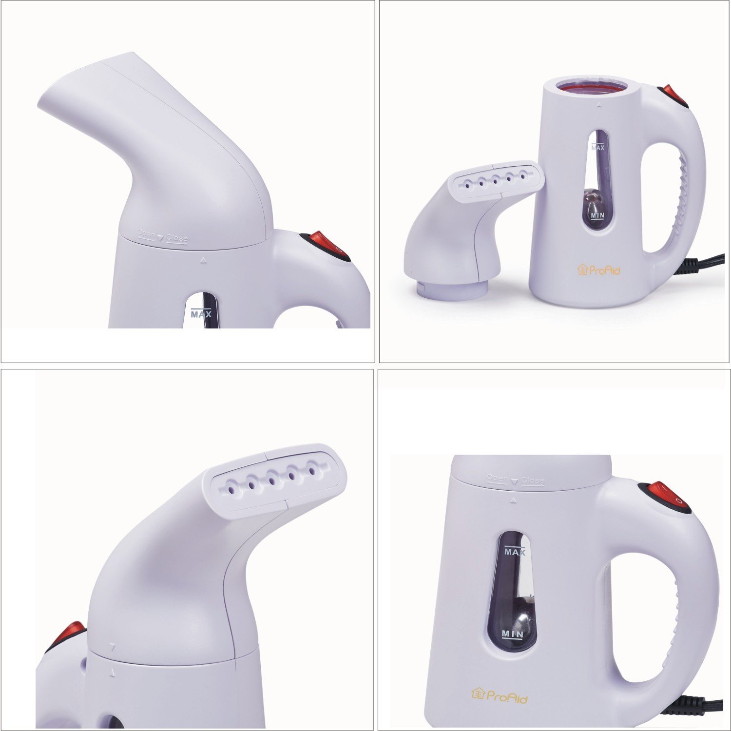 Mini Irons Portable Fabric Steamer by ProAid, Mini Steamer, Fast Heat