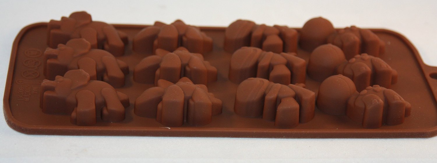 Wocuz Animal Album Shaped Chocolate Candy Making Supplies Molds Fondant