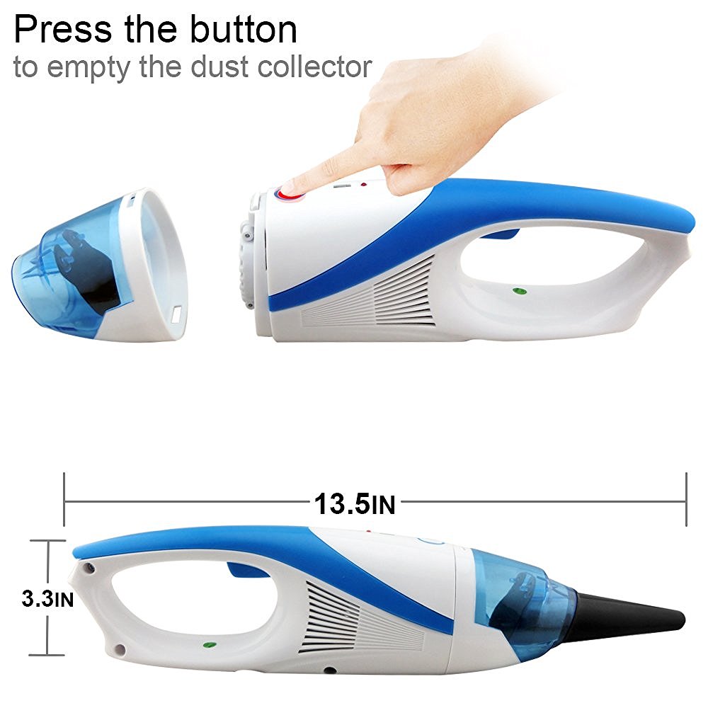 NUTK Rechargeable Electric Handheld Mini Car Vacuum Cleaner Dust