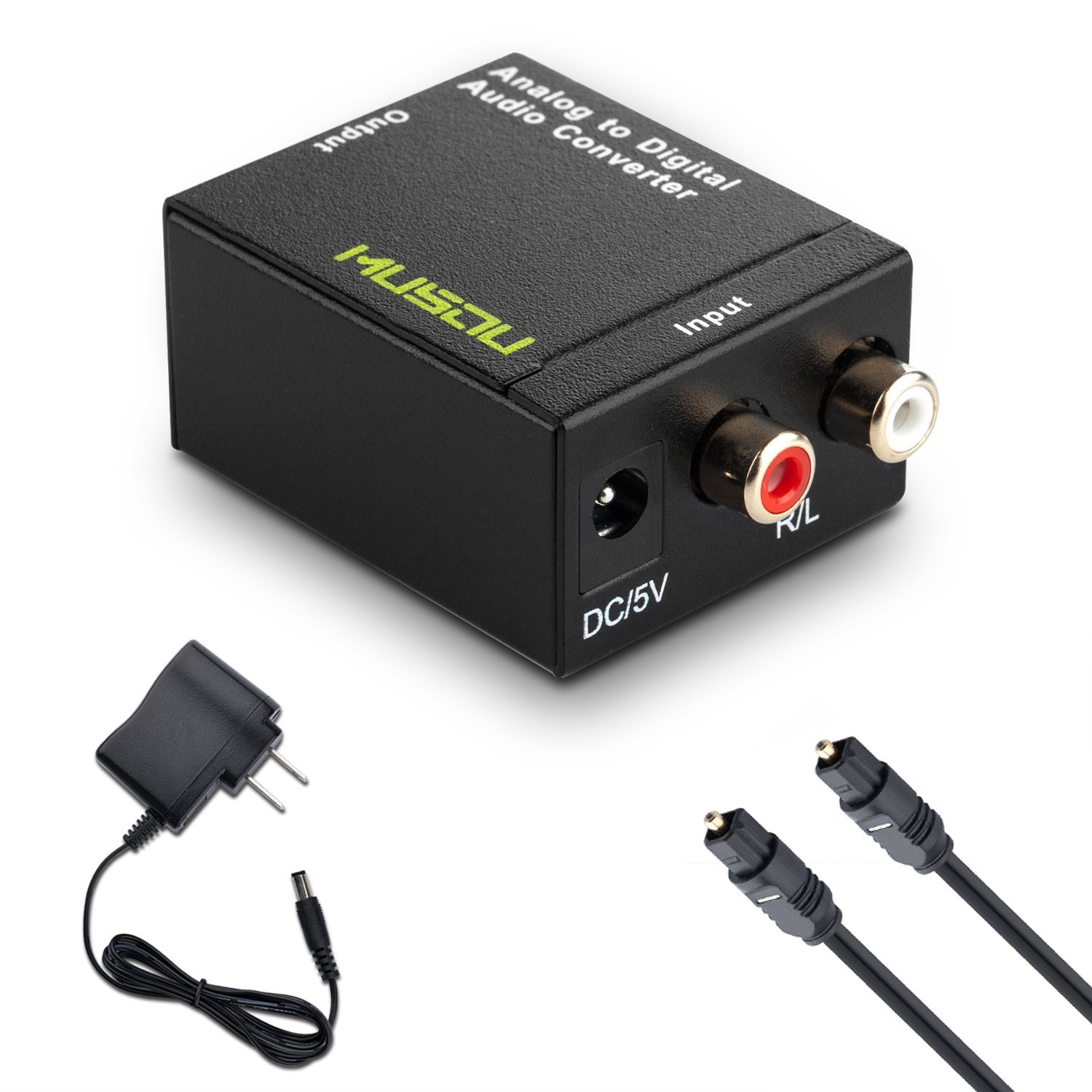 Musou RCA Analog to Digital Optical Toslink Coaxial Audio Converter