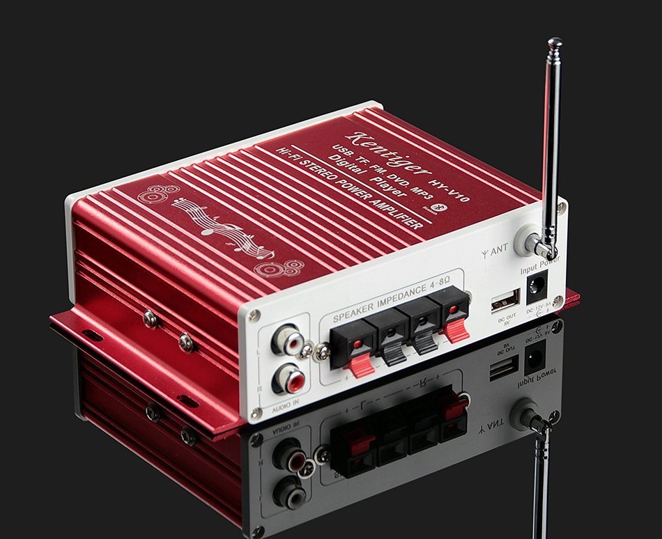 Douk Audio Bluetooth Digital HiFi Stereo Power Amplifier Bass Auto Car