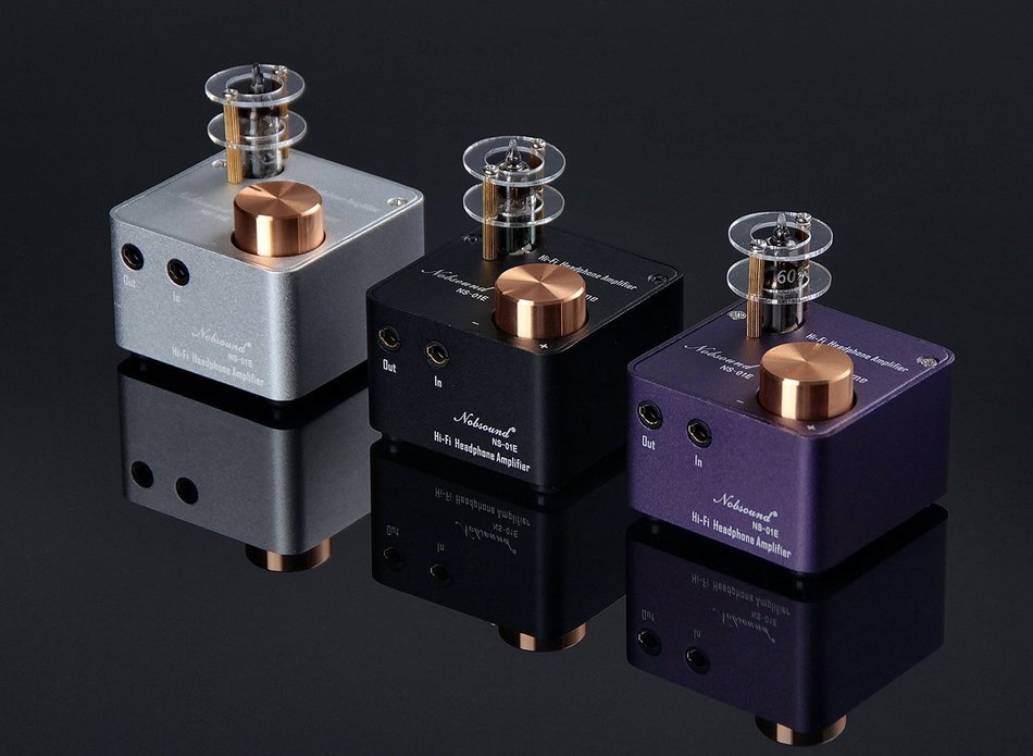 Nobsound NS01E Mini Tube Headphone Amplifier Stereo HiFi Amp Audio