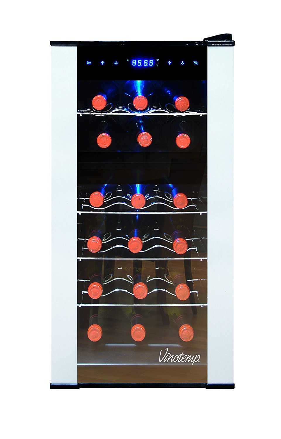 Vinotemp VT18PTED2Z 18 Bottle DualZone Thermoelectric Wine Cooler