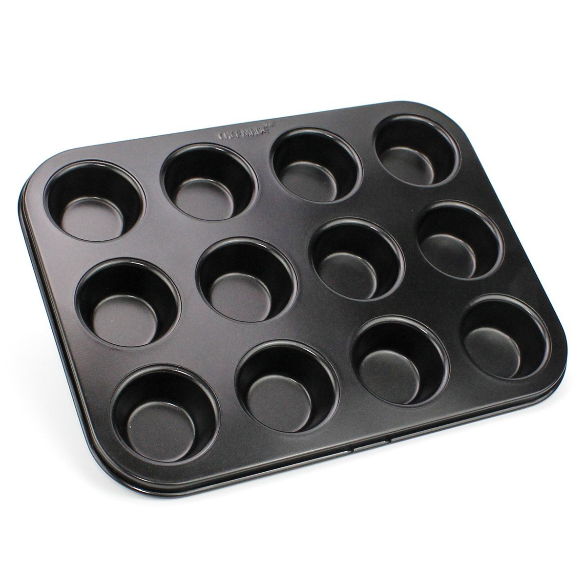 Ezeso 12Cavity Nonstick Cast Aluminum Mini Cheesecake Muffin Quiche