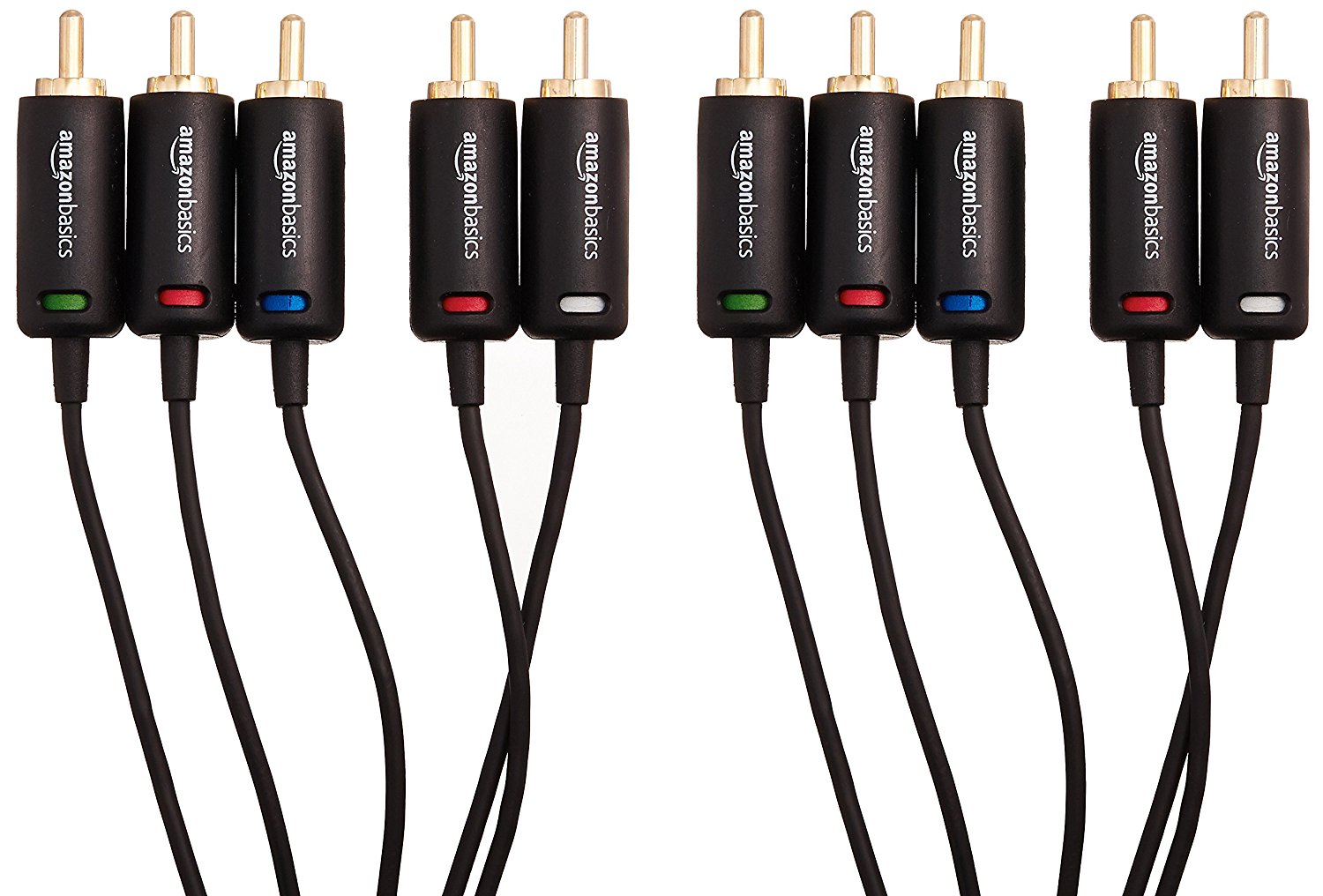 AmazonBasics Component Video Cable with Audio 6 Feet N13 free image