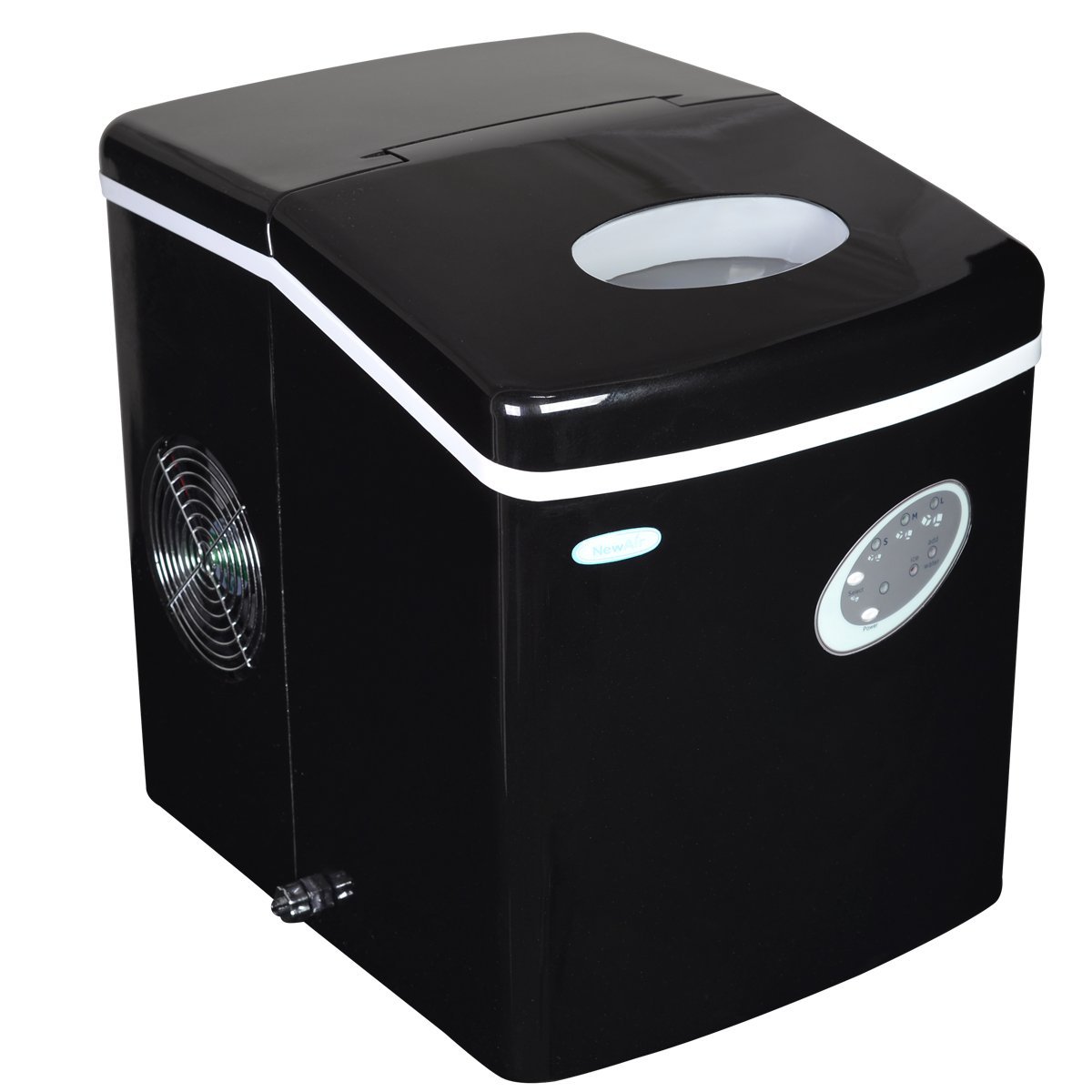 NewAir AI100R 28Pound Portable Icemaker, Red N5 free image download