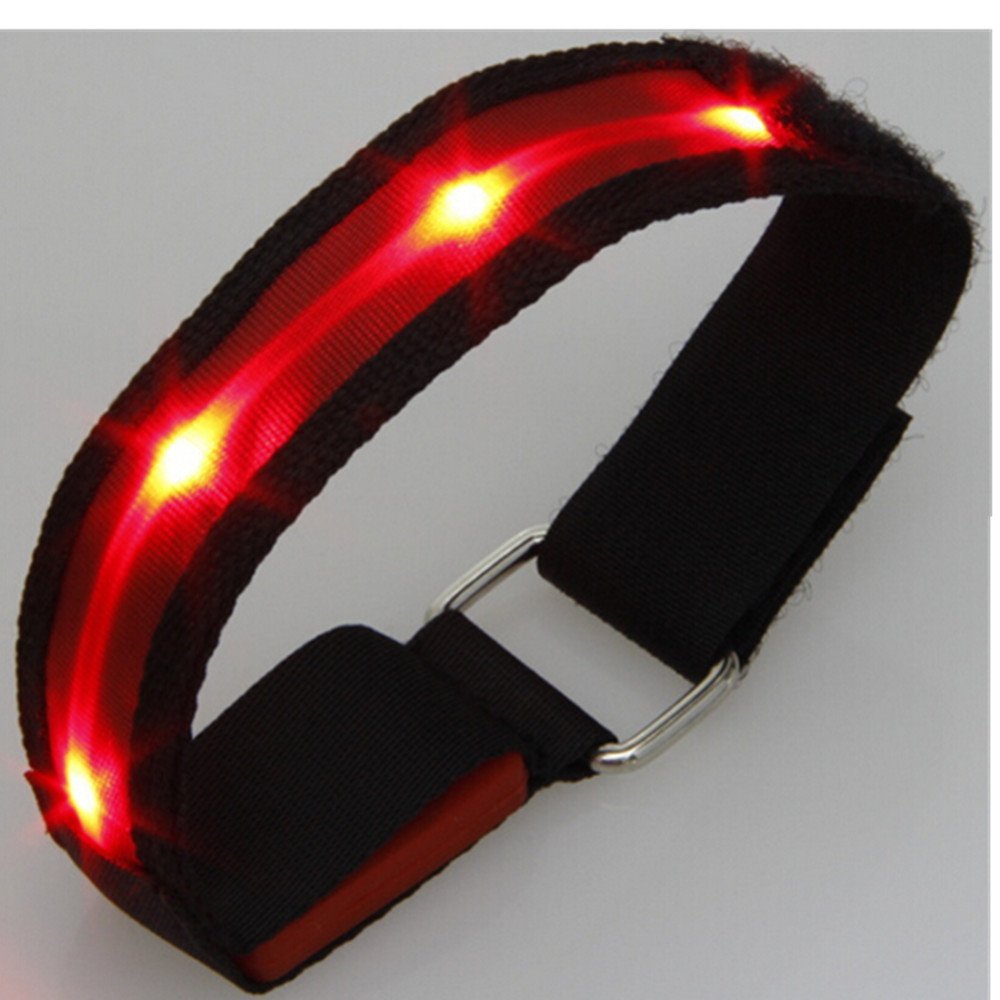 EVTECH(TM) Runners [Led Armband] Jogging Safety Lights Night Walking Reflective Gear Flashing