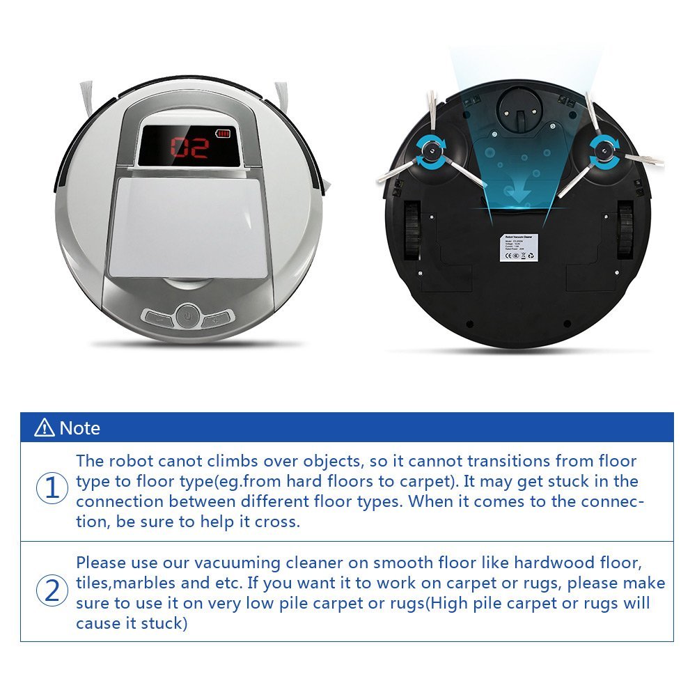 Intelligent Smart Cleaner,Robotic Vacuum Floor Cleaner,Tile Floor
