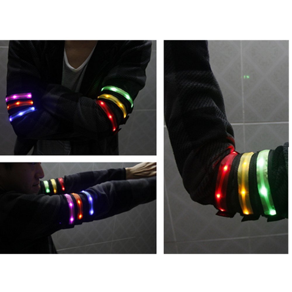 EVTECH(TM) Runners [Led Armband] Jogging Safety Lights Night Walking Reflective Gear Flashing