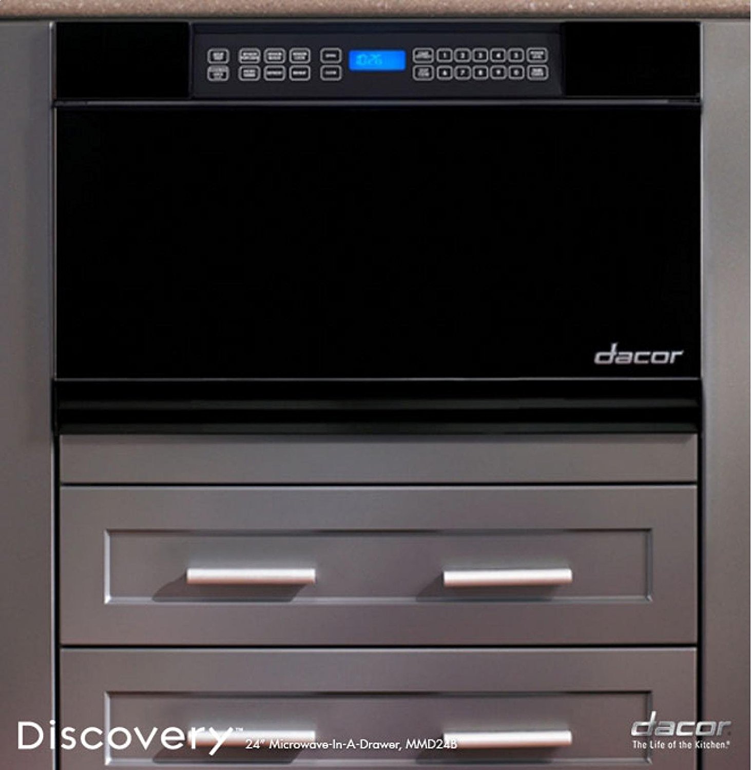 Dacor MMDV30S Discovery 30" MicrowaveInADrawer in Stainless Steel