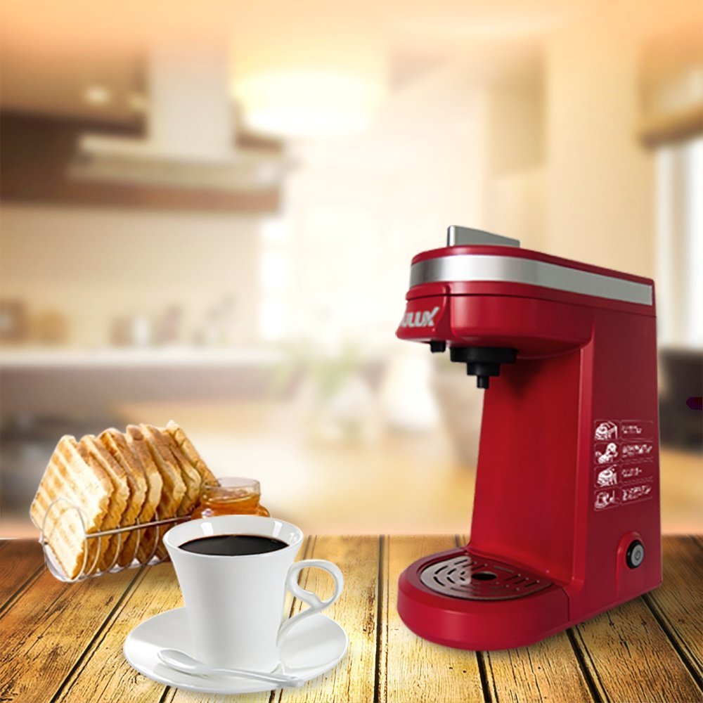 CHULUX Single Serve Kcup Coffee Maker, Black free image download