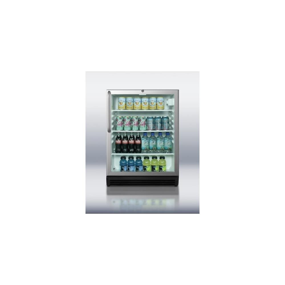 Summit SCR600BLBITBADA ADA compliant commercially listed beverage