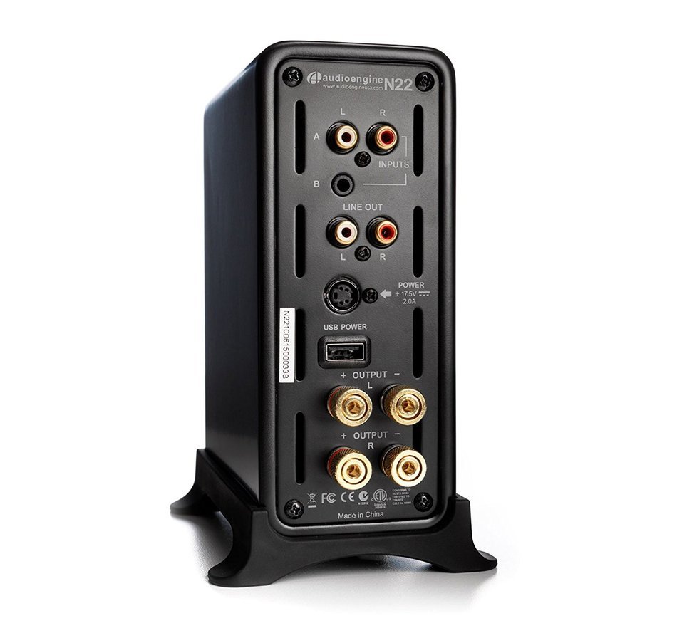 Audioengine P4 Passive Bookshelf Speakers and N22 Audio Amplifier