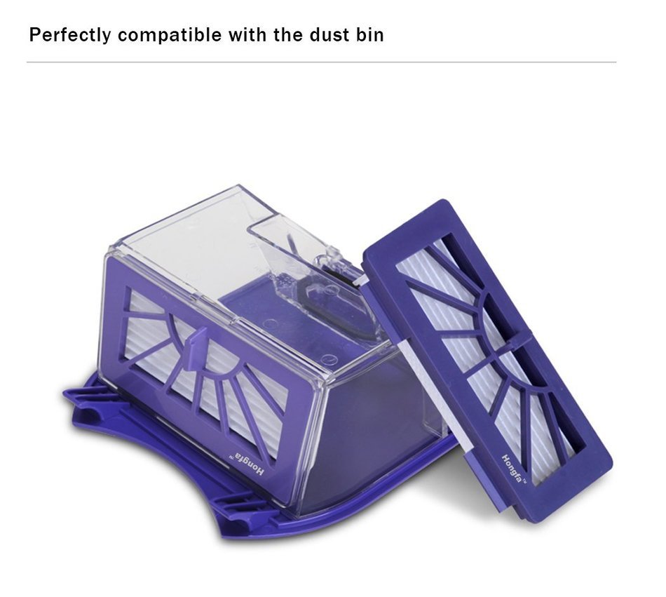 Hongfa Vacuum Cleaner Filter for Neato Robotic Pet and Allergy Filter Pack XV21 (9450048