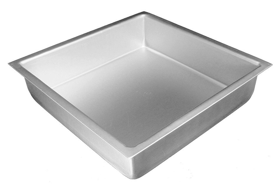 Fat Daddio's Anodized Aluminum Square Cake Pan, 12 Inches by 12 Inches by 2 Inches N2 free image