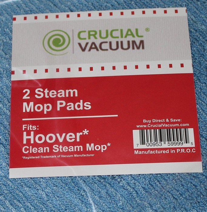 4 Hoover Steam Mop Pads Designed To Fit WH20200 Steam Mop, WH20300