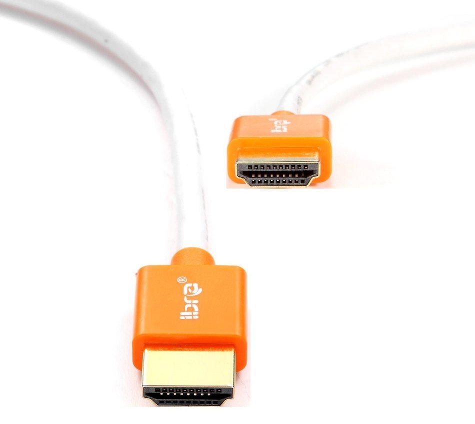 HDMI Cable 10 feet IBRA Ultra Slim High Speed HDMI Cable with